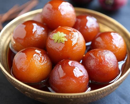 Gulab jamun dessert